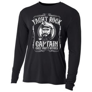 Yacht Rock Captain Pontoon Boat Party Music Boating Cooling Performance Long Sleeve Crew