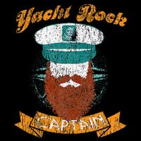 Yacht Rock Captain Party Boat Drinking Bearded Cooling Performance Crew T-Shirt