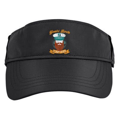 Yacht Rock Captain Party Boat Drinking Bearded Adult Drive Performance Visor