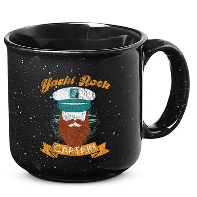 Yacht Rock Captain Party Boat Drinking Bearded 15oz Campfire Ceramic Mug