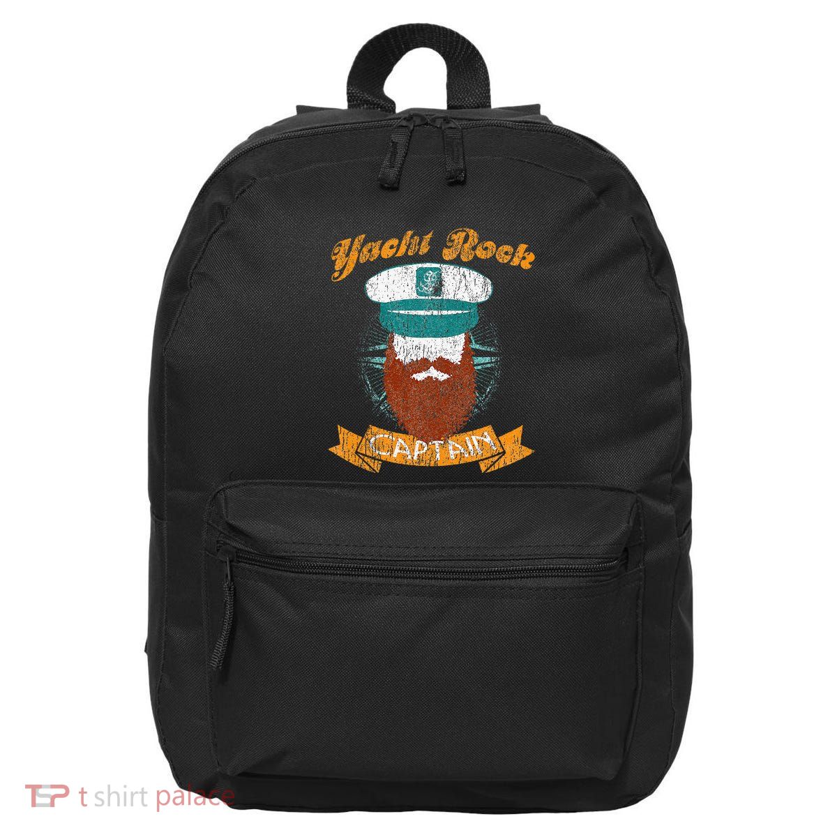 Yacht Rock Captain Party Boat Drinking Bearded 16 in Basic Backpack