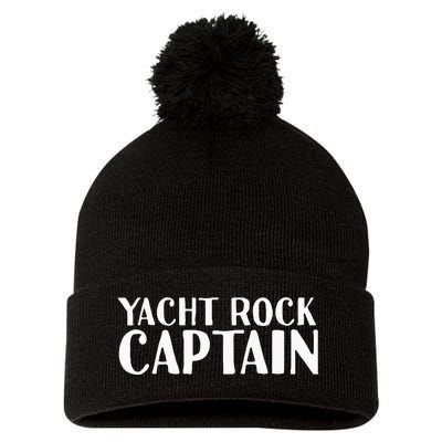 YACHT ROCK CAPTAIN Funny Boat Sailor Party Gift Idea Pom Pom 12in Knit Beanie