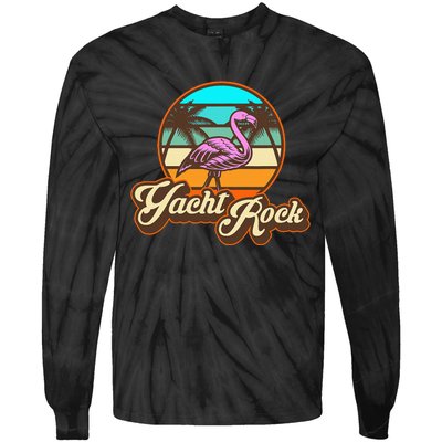 Yacht Rock Forever 70s 80s Retro Tie-Dye Long Sleeve Shirt