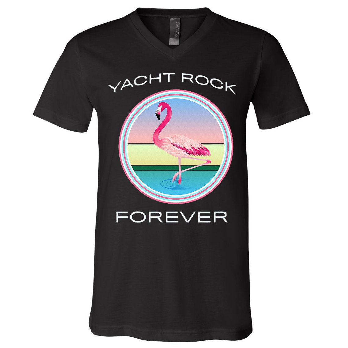 Yacht Rock Forever 80s Retro Style V-Neck T-Shirt