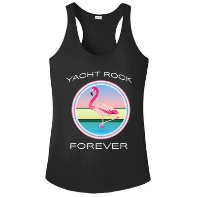 Yacht Rock Forever 80s Retro Style Ladies PosiCharge Competitor Racerback Tank