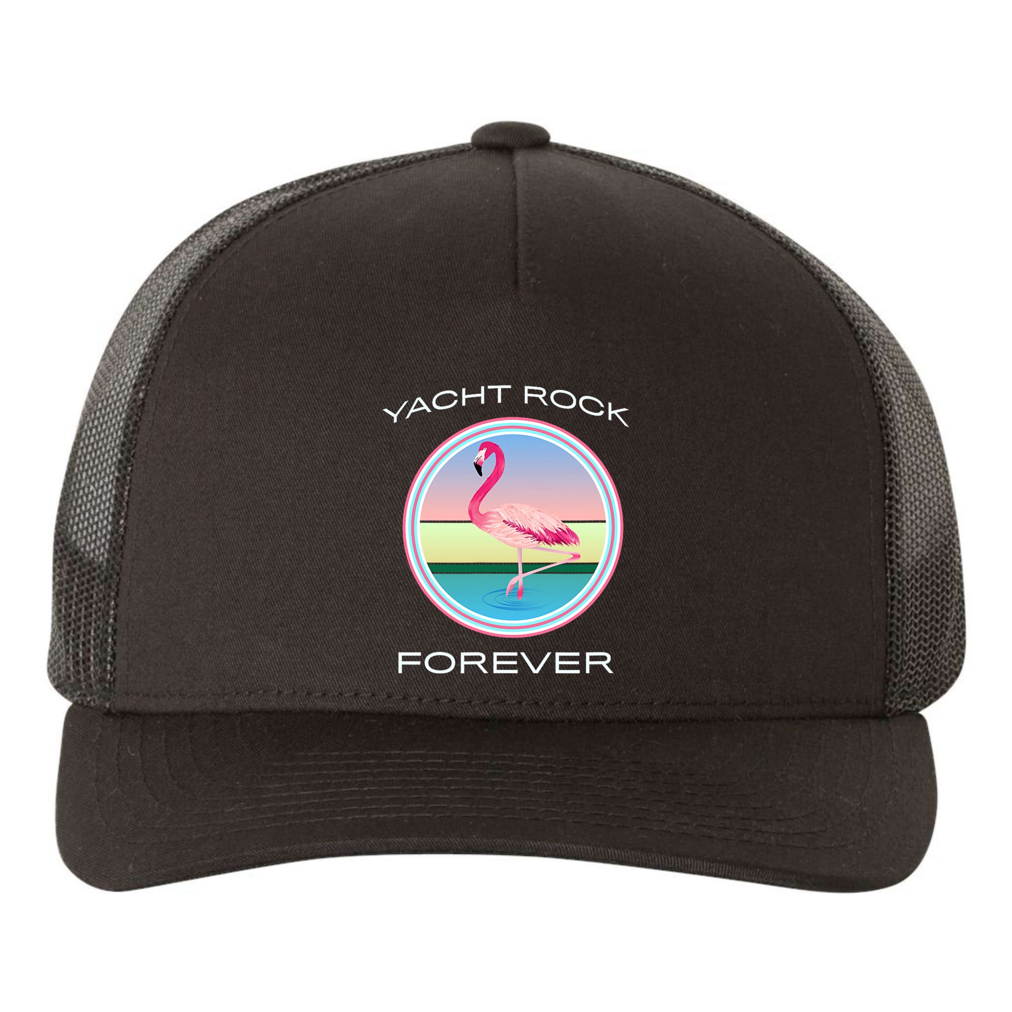 Yacht Rock Forever 80s Retro Style Yupoong Adult 5-Panel Trucker Hat