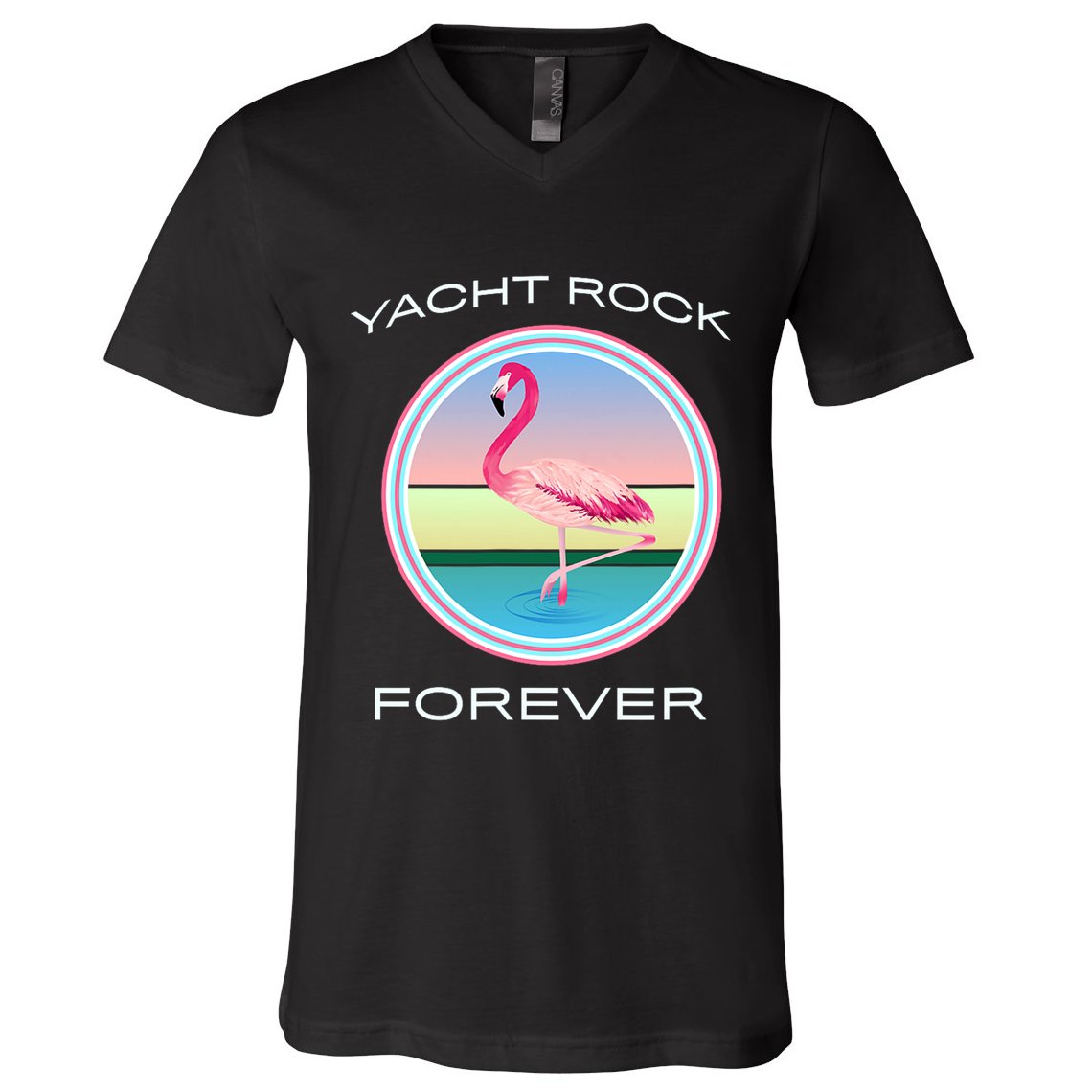 Yacht Rock Forever 80s Retro Style V-Neck T-Shirt