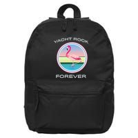Yacht Rock Forever 80s Retro Style 16 in Basic Backpack