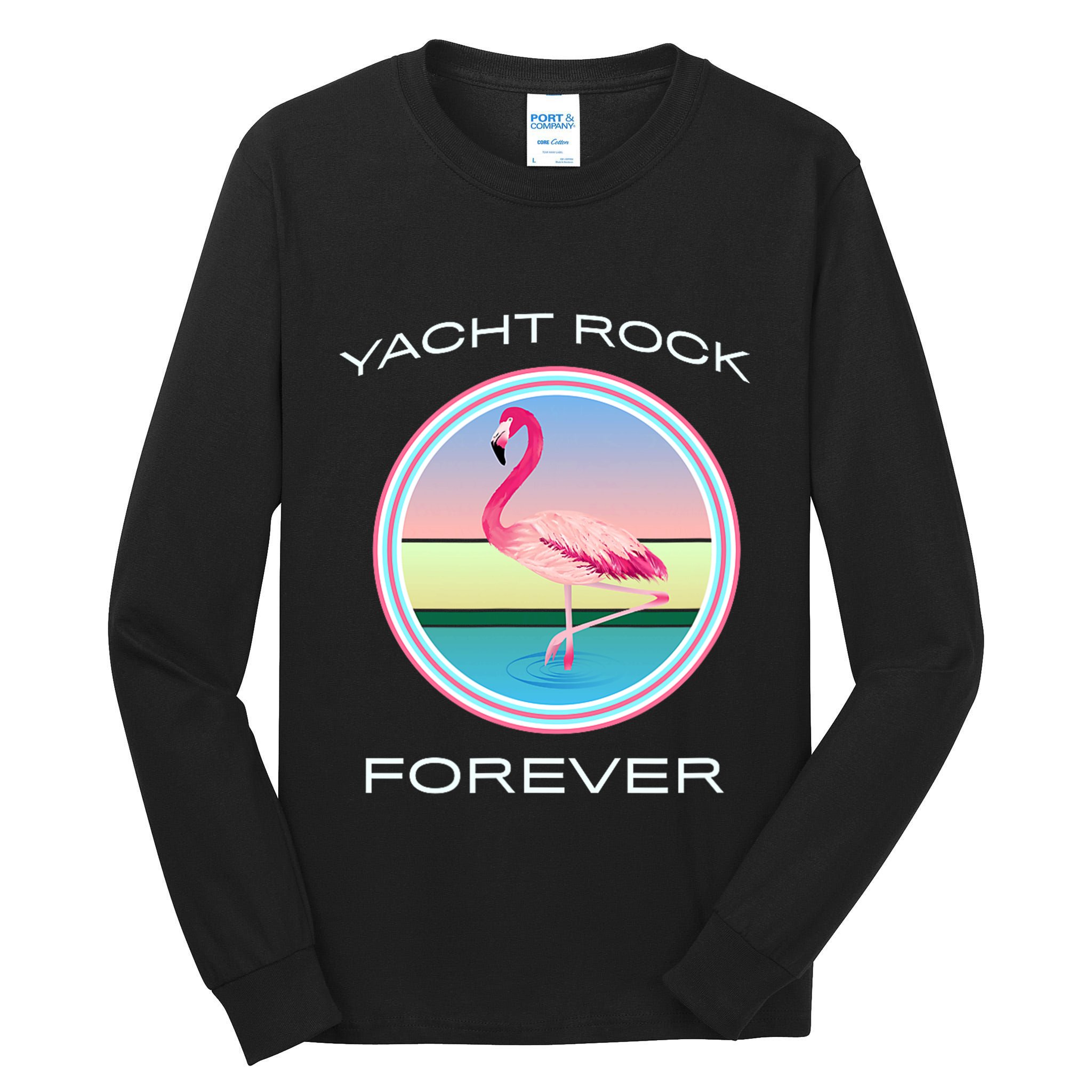 Yacht Rock Forever 80s Retro Style Tall Long Sleeve T-Shirt