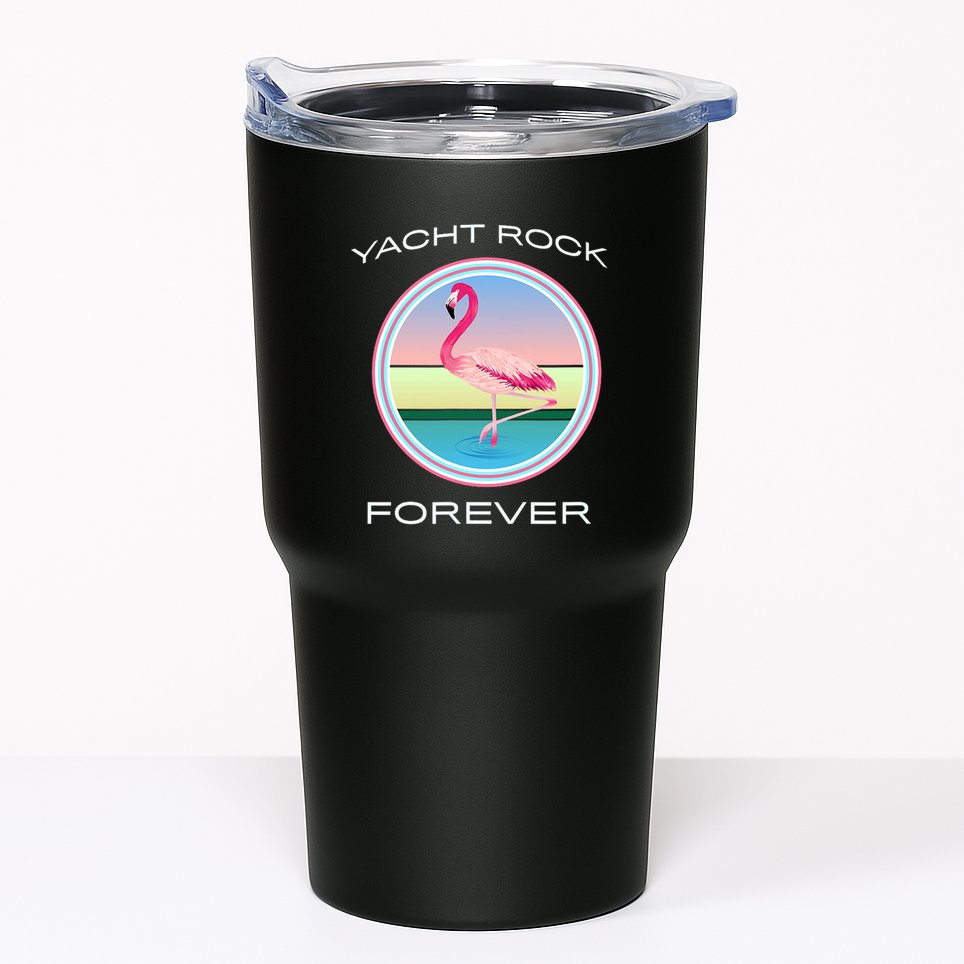 Yacht Rock Forever 80s Retro Style Tumbler