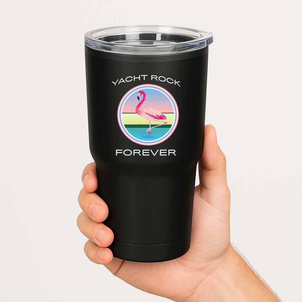 Yacht Rock Forever 80s Retro Style Tumbler