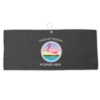 Yacht Rock Forever 80s Retro Style Large Microfiber Waffle Golf Towel