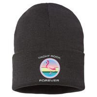 Yacht Rock Forever 80s Retro Style Sustainable Knit Beanie