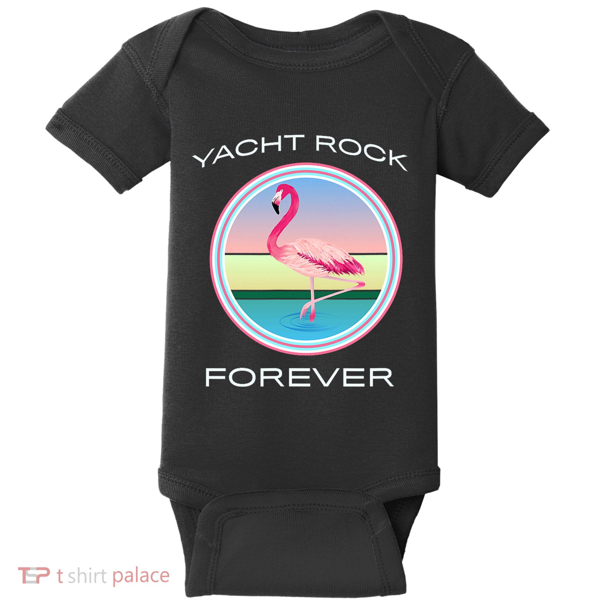 Yacht Rock Forever 80s Retro Style Baby Bodysuit