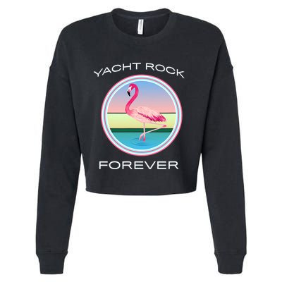 Yacht Rock Forever 80s Retro Style Cropped Pullover Crew