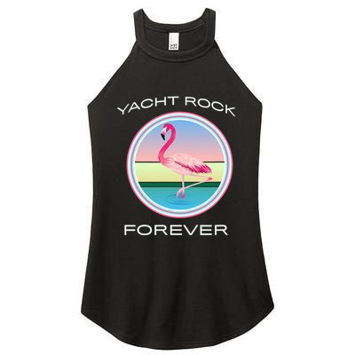 Yacht Rock Forever 80s Retro Style Women's Perfect Tri Rocker Tank