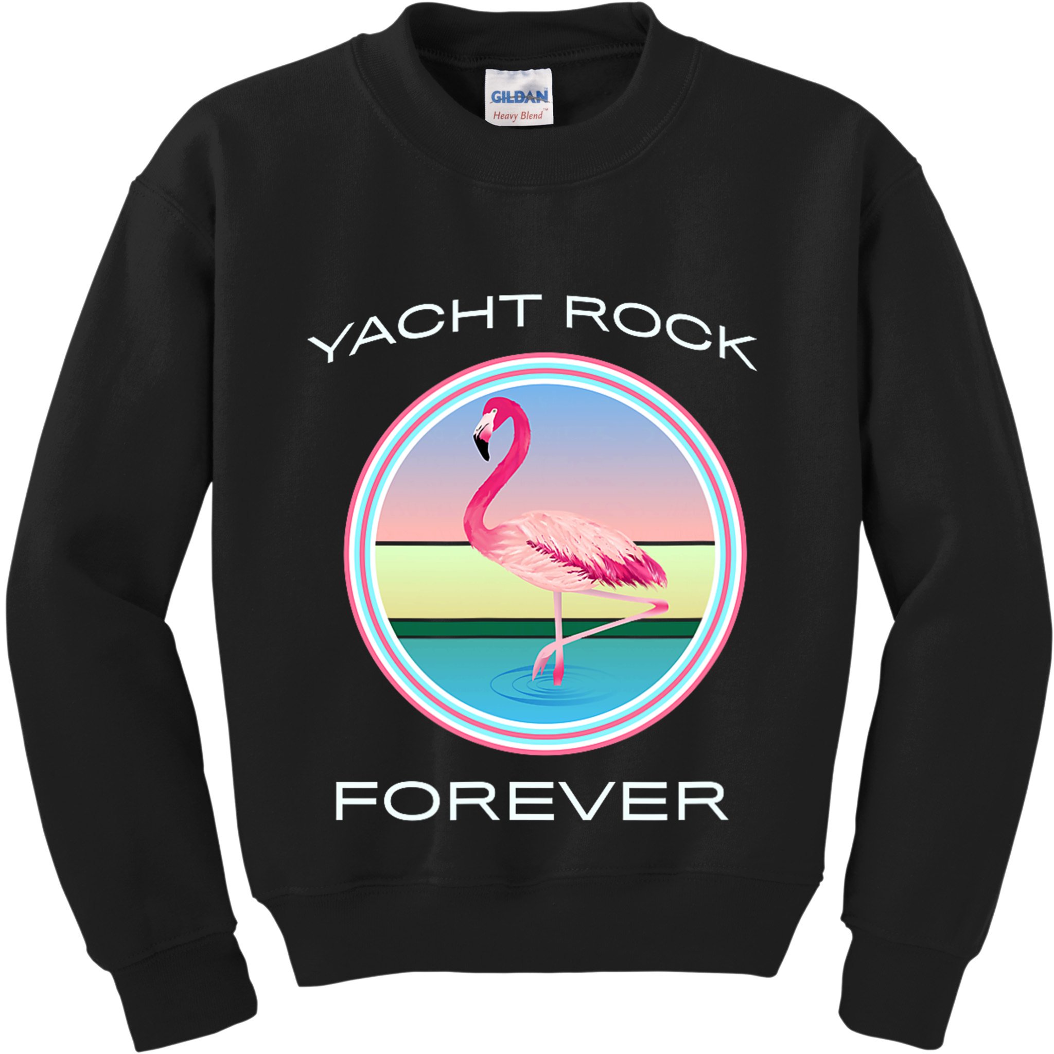 Yacht Rock Forever 80s Retro Style Kids Sweatshirt