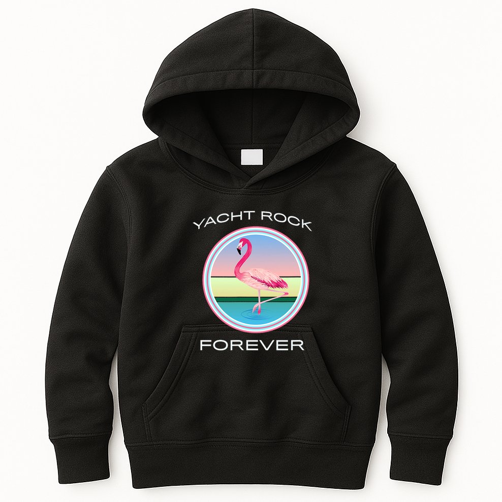 Yacht Rock Forever 80s Retro Style Kids Hoodie