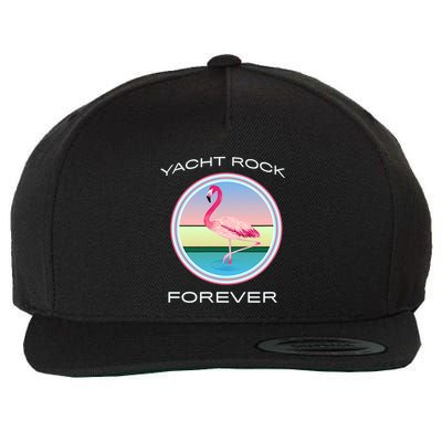 Yacht Rock Forever 80s Retro Style Wool Snapback Cap