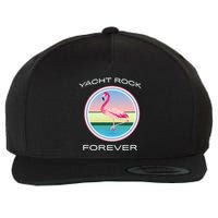 Yacht Rock Forever 80s Retro Style Wool Snapback Cap