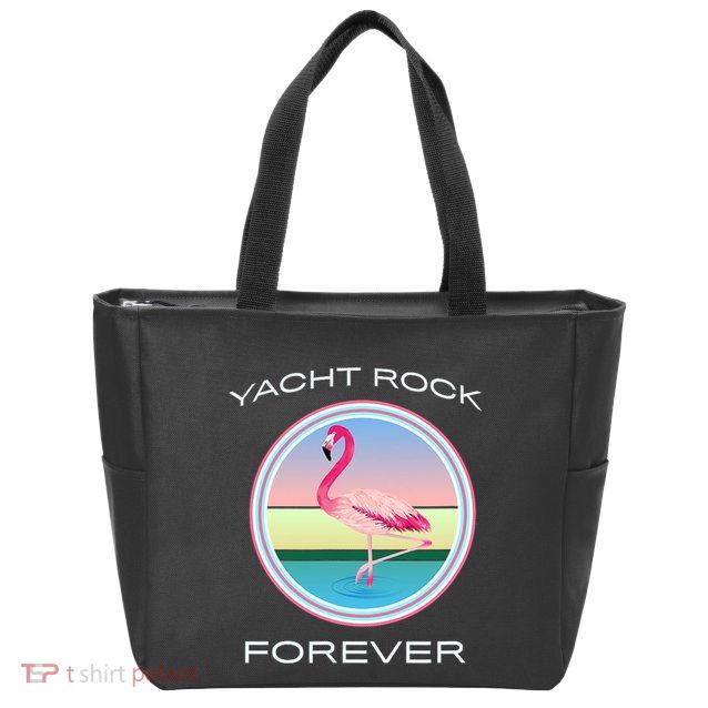 Yacht Rock Forever 80s Retro Style Zip Tote Bag