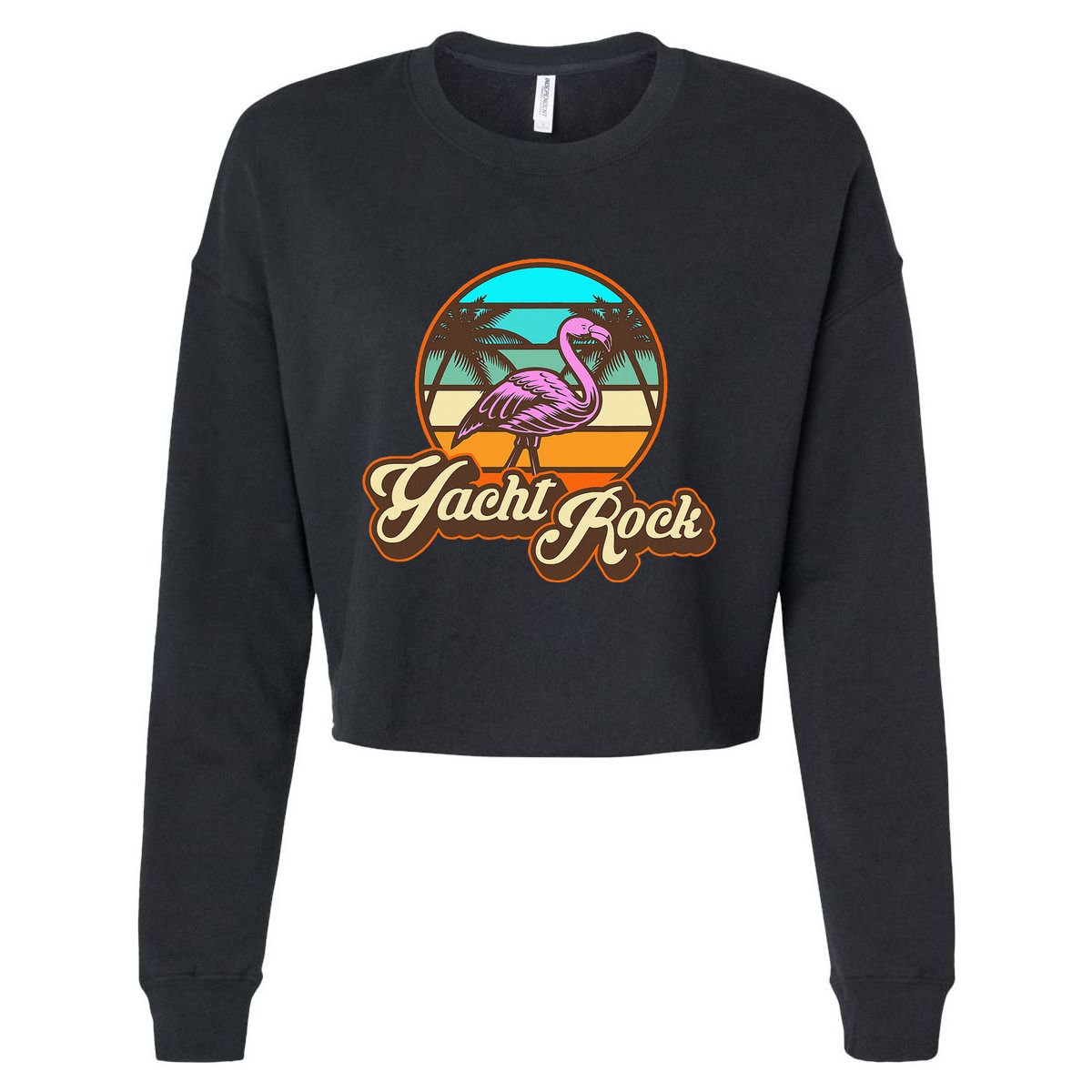 Yacht Rock Forever 70s 80s Cropped Pullover Crew