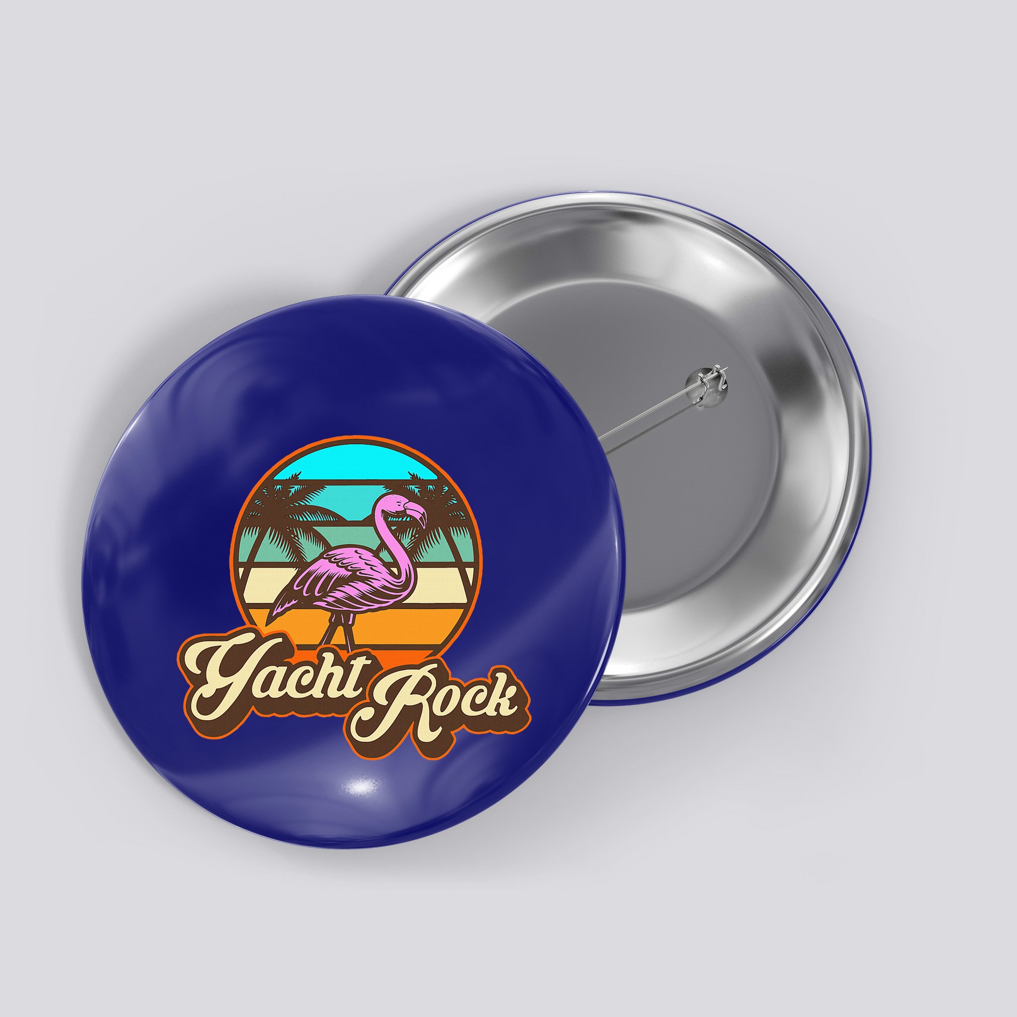 Yacht Rock Forever 70s 80s Button