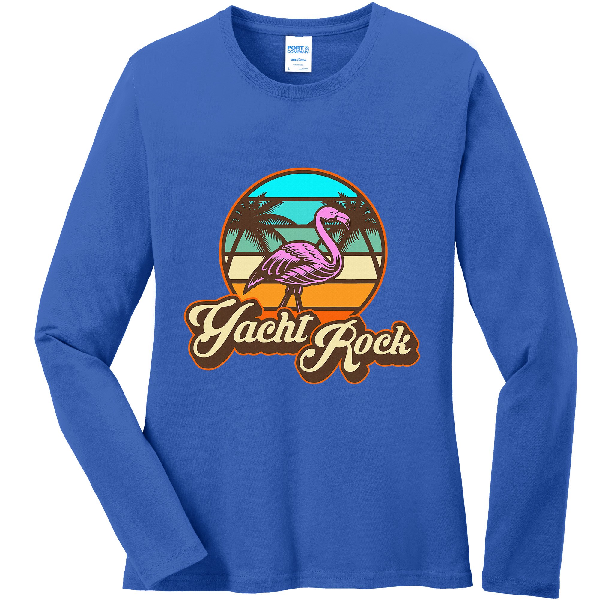 Yacht Rock Forever 70s 80s Ladies Long Sleeve Shirt