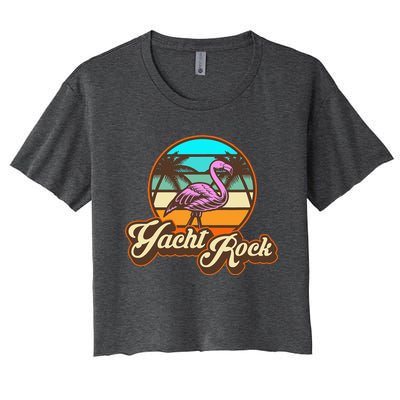 Yacht Rock Forever 70s 80s Women's Crop Top Tee