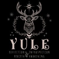 Yule Reflection Introspection Rebirth Awakening Full-Length Apron With Pockets