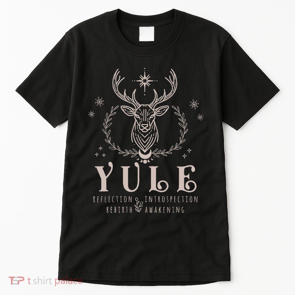 Yule Reflection Introspection Rebirth Awakening Tall T-Shirt