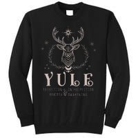 Yule Reflection Introspection Rebirth Awakening Tall Sweatshirt