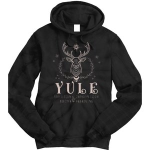 Yule Reflection Introspection Rebirth Awakening Tie Dye Hoodie