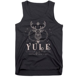 Yule Reflection Introspection Rebirth Awakening Tank Top