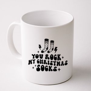 You Rock My Christmas Socks Holiday Matching Couple Gift Coffee Mug