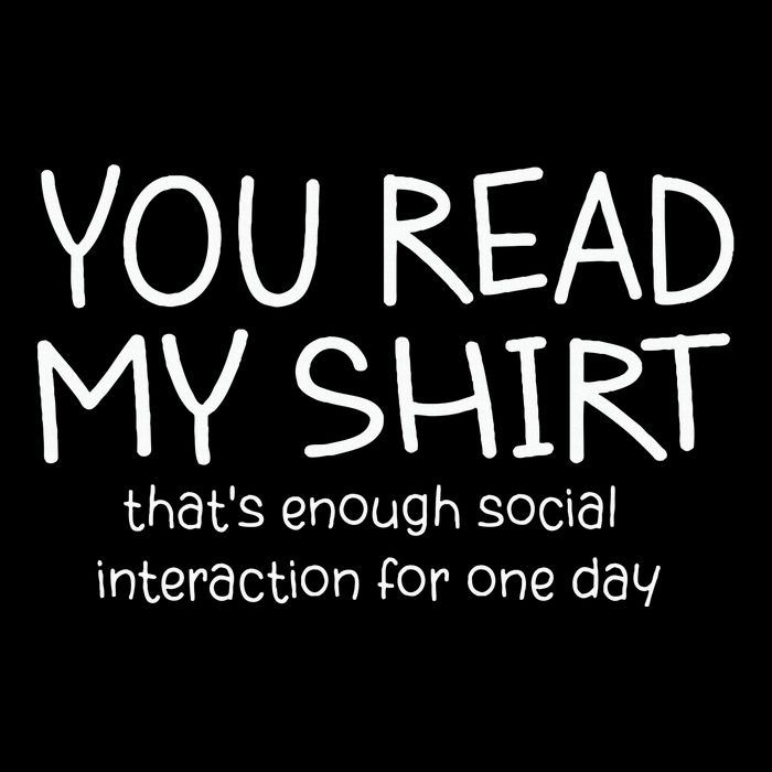 You Read My ThatS Enough Social Interaction For One Day Mousepad