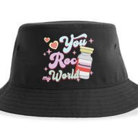 You Roc My World Funny ICU CRNA Nurse Happy Valentines Day Sustainable Bucket Hat