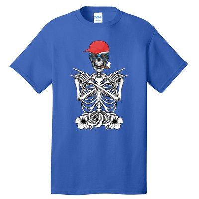 Young Rock On Rock Star Skeleton Hands Rocker Gift Tall T-Shirt