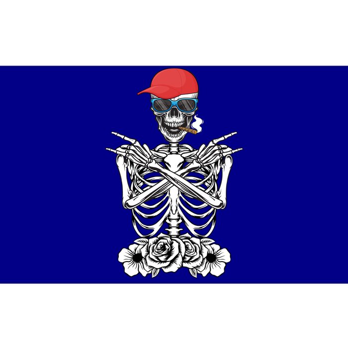 Young Rock On Rock Star Skeleton Hands Rocker Gift Bumper Sticker