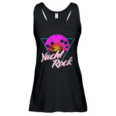 Yacht Rock Party Boat Drinking Beach Ladies Essential Flowy Tank