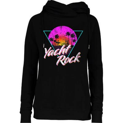 Yacht Rock Party Boat Drinking Beach Womens Funnel Neck Pullover Hood