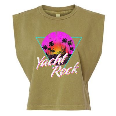 Yacht Rock Party Boat Drinking Beach Garment-Dyed Women's Muscle Tee