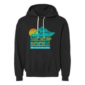 Yacht Rock Party Boat Drinking Maritime Garment-Dyed Fleece Hoodie