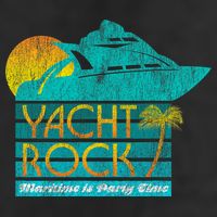 Yacht Rock Party Boat Drinking Maritime 7 Panel Mesh Trucker Snapback Hat