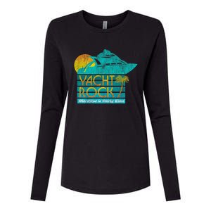 Yacht Rock Party Boat Drinking Maritime Womens Cotton Relaxed Long Sleeve T-Shirt