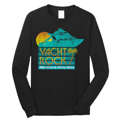 Yacht Rock Party Boat Drinking Maritime Long Sleeve Shirt