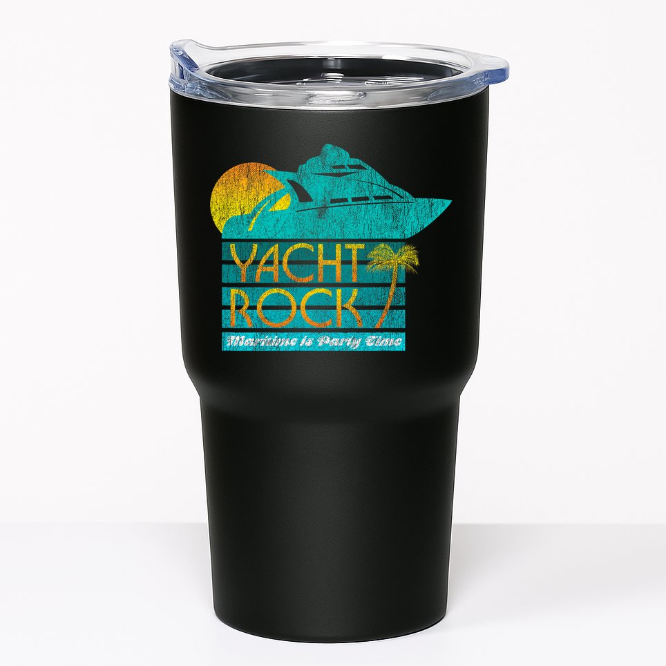 Yacht Rock Party Boat Drinking Maritime Tumbler