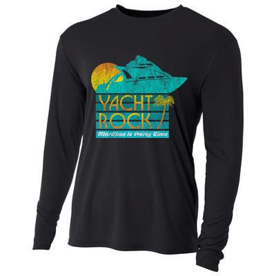 Yacht Rock Party Boat Drinking Maritime Cooling Performance Long Sleeve Crew