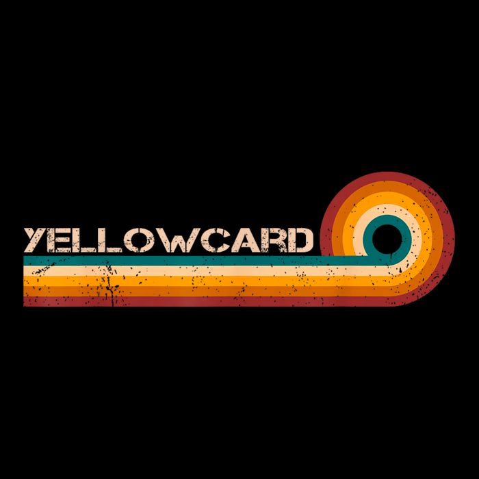 Yellowcard Retro Stripes Musician Vintage Doggie Tank