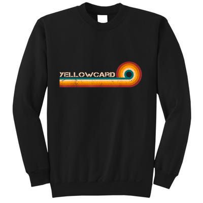 Yellowcard Retro Stripes Musician Vintage Sweatshirt